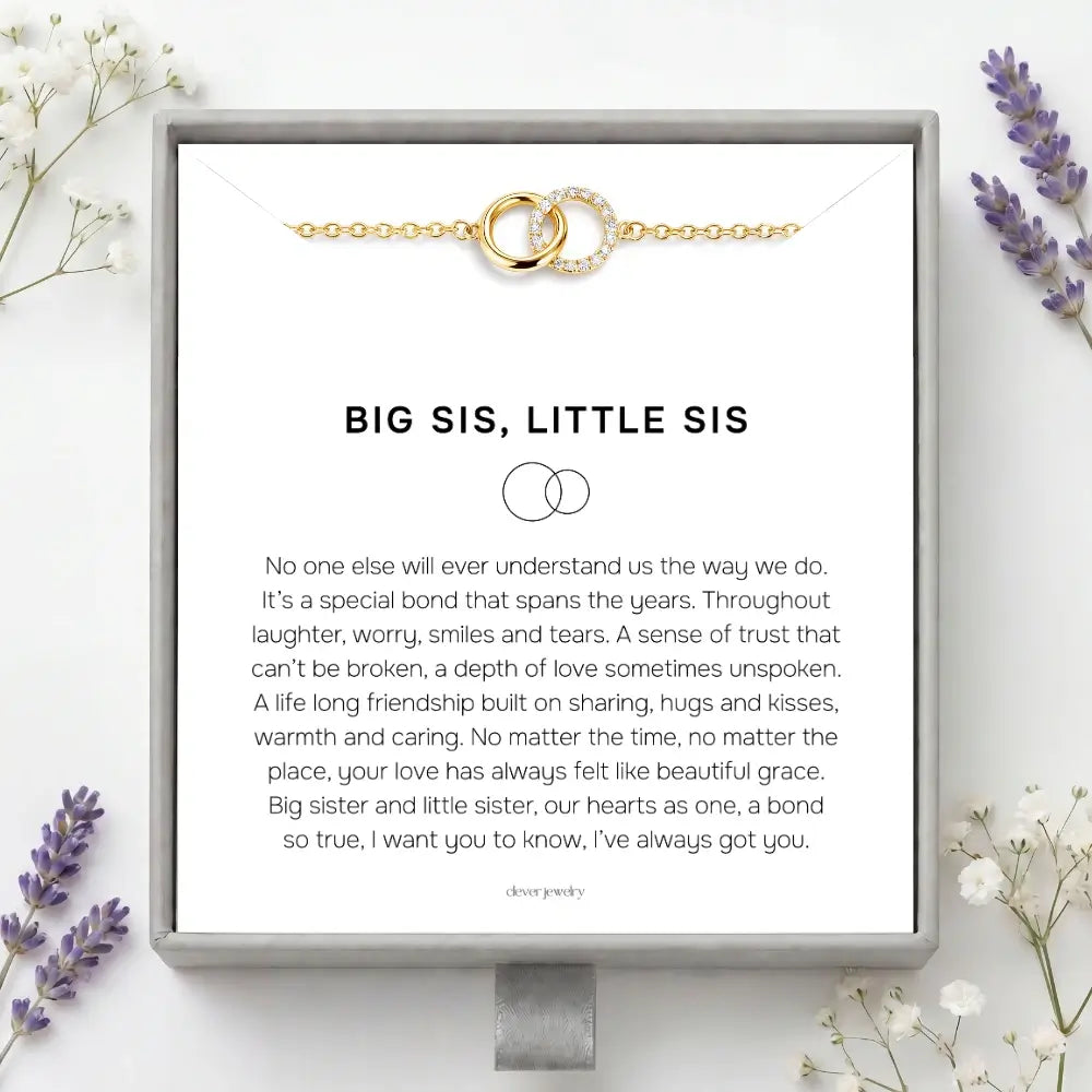 To My Sister - Always Us Gold Bracelet