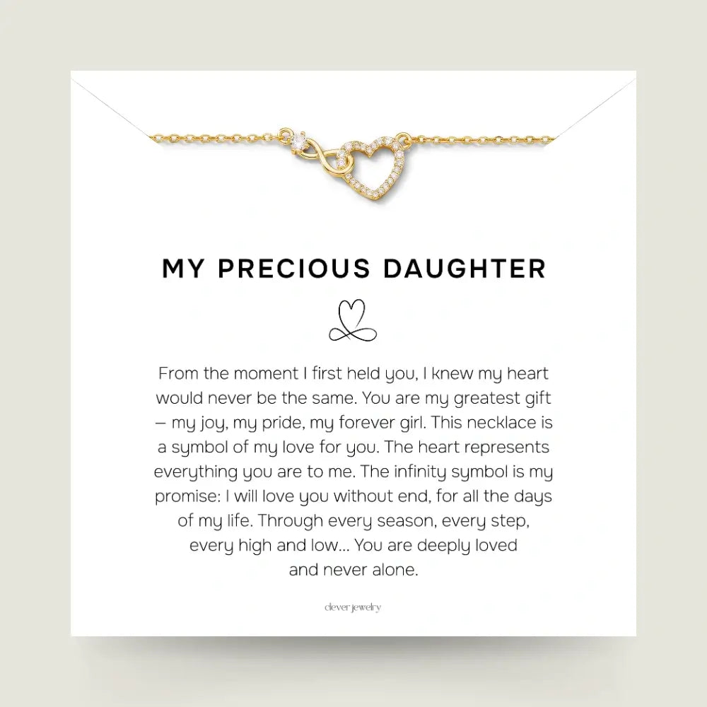 My Precious Daughter - Infinite Love Necklace