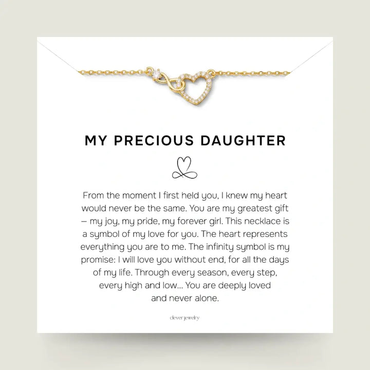 My Precious Daughter - Infinite Love Necklace