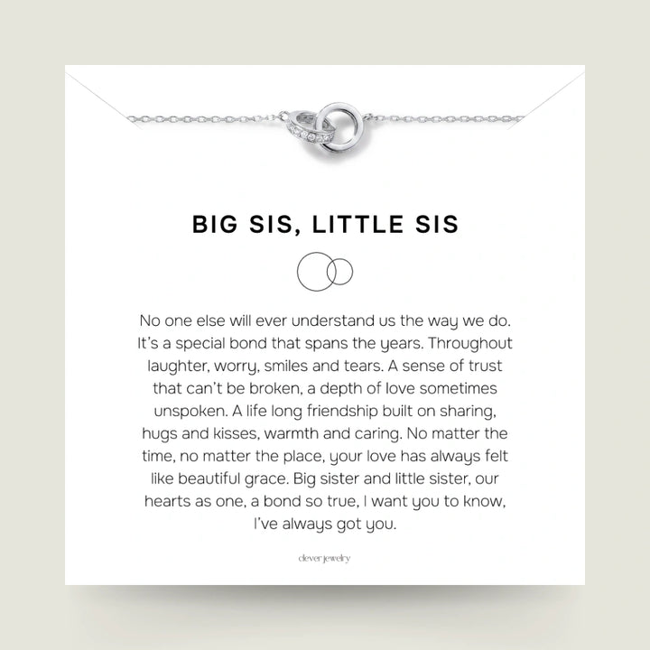 Big Sis, Little Sis - Interlocking Necklace