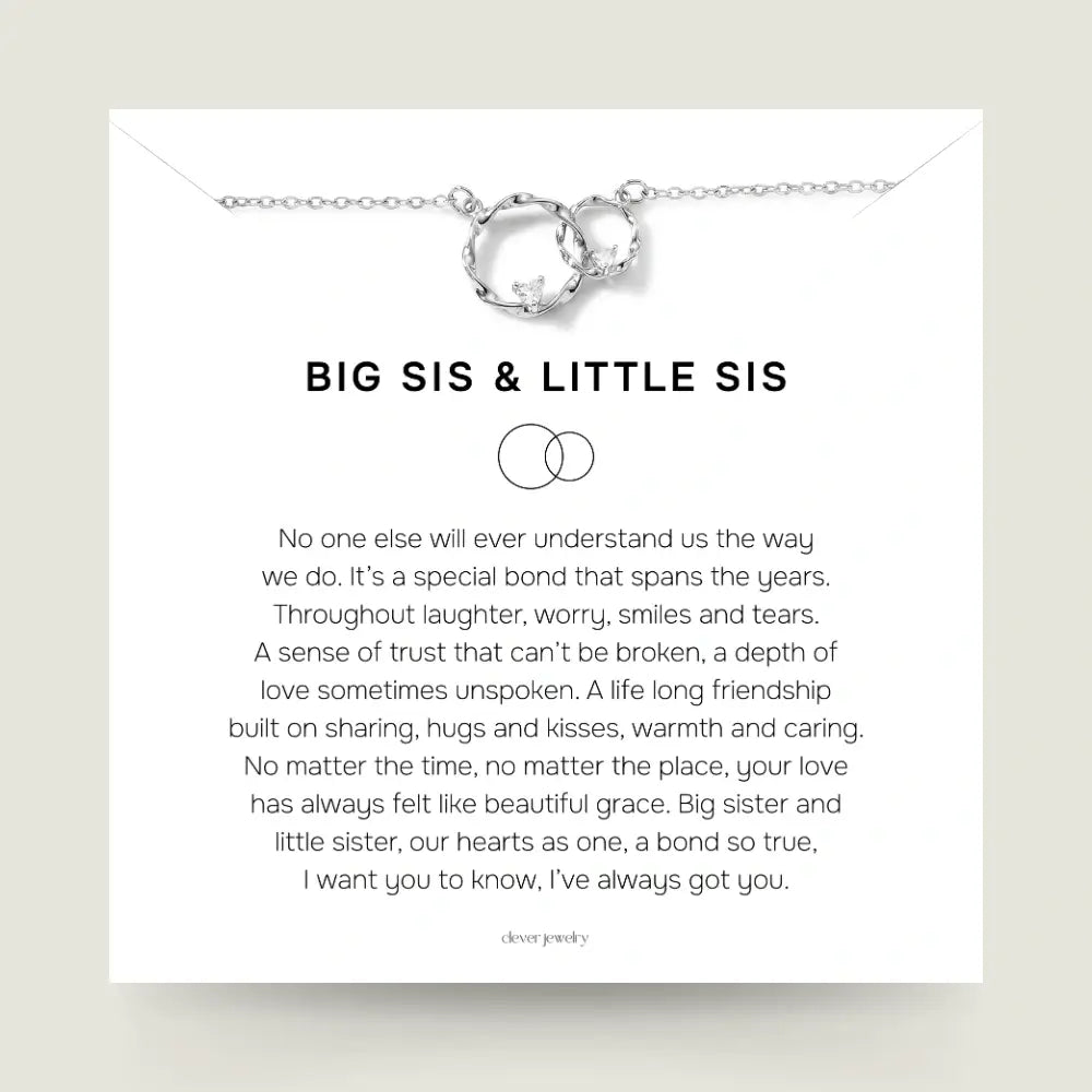 To My Sister - Circles of Love Necklace
