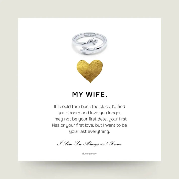 Husband & Wife Hug Ring