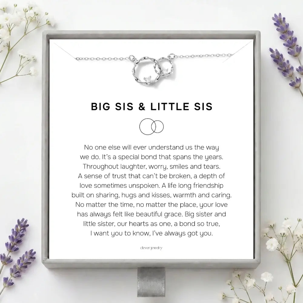 To My Sister - Circles of Love Necklace