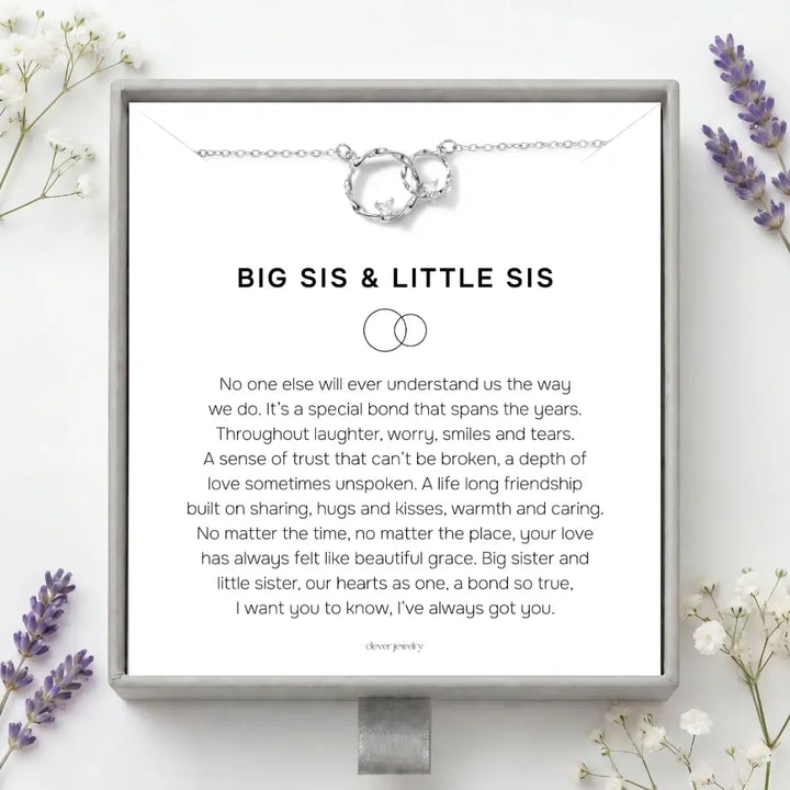 To My Sister - Circles of Love Necklace