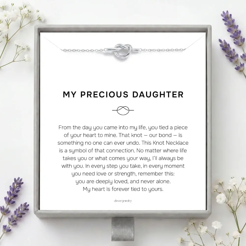 My Precious Daughter - Love Knot Necklace