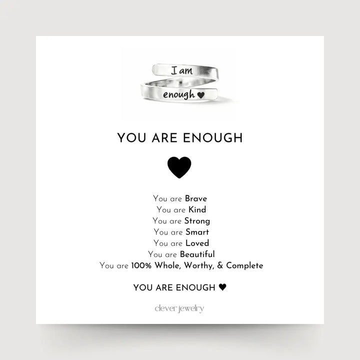 I Am Enough Ring