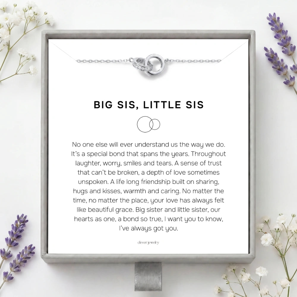 Big Sis, Little Sis - Interlocking Necklace