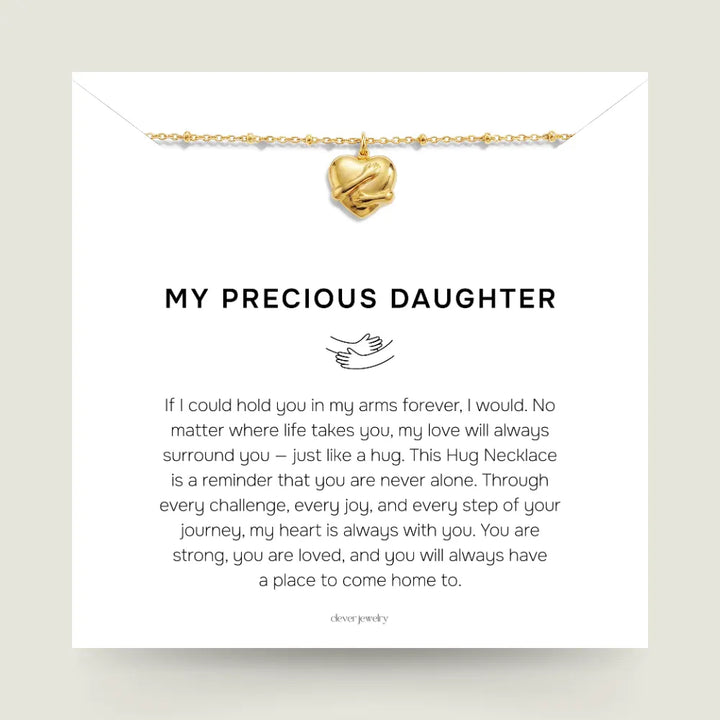 My Precious Daughter - Hug Necklace