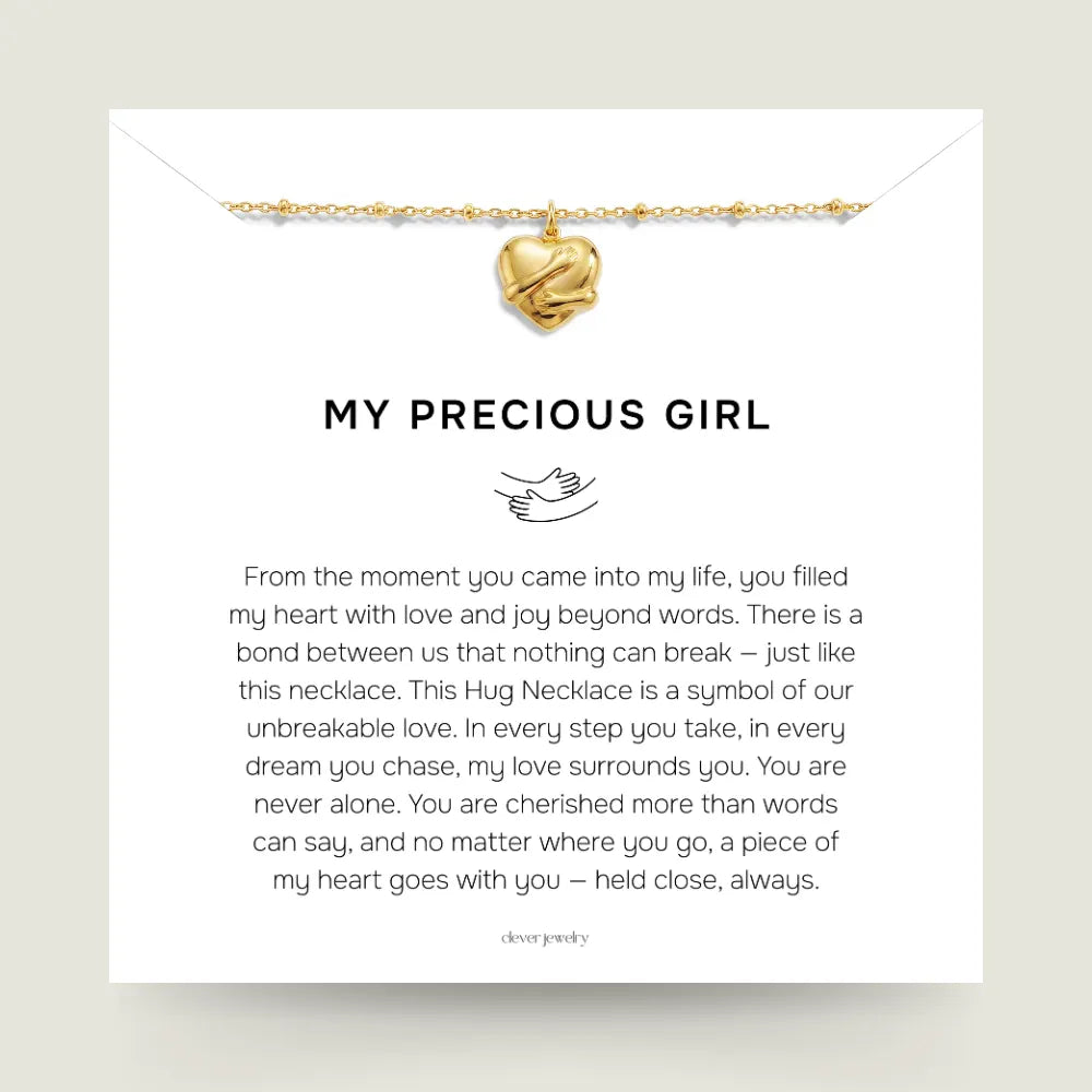 My Precious Girl (Daughter) - Hug Necklace
