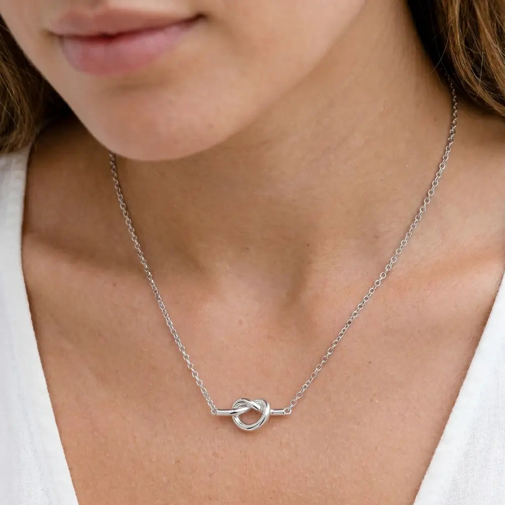 My Precious Granddaughter - Love Knot Necklace