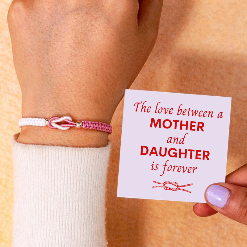 Mother & Daughter Forever Linked - Braided Bracelet