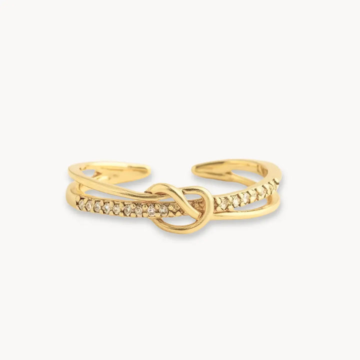 Mother & Daughter - Gold Linked Forever Ring