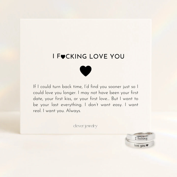 I F♡cking Love You Ring