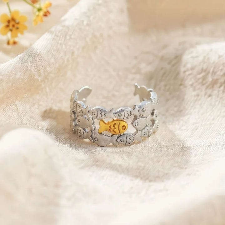 Swim Against The Current Ring
