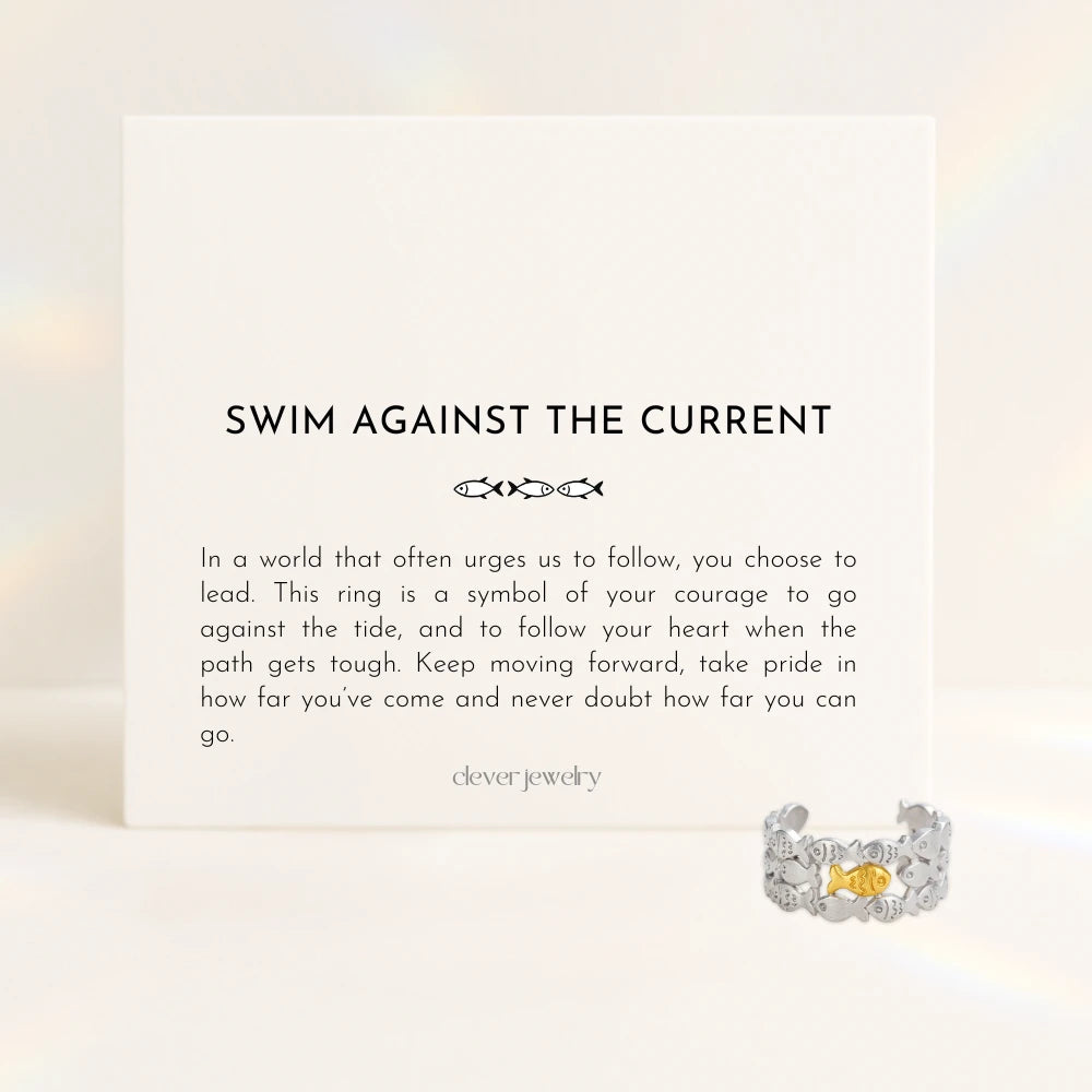 Swim Against The Current Ring