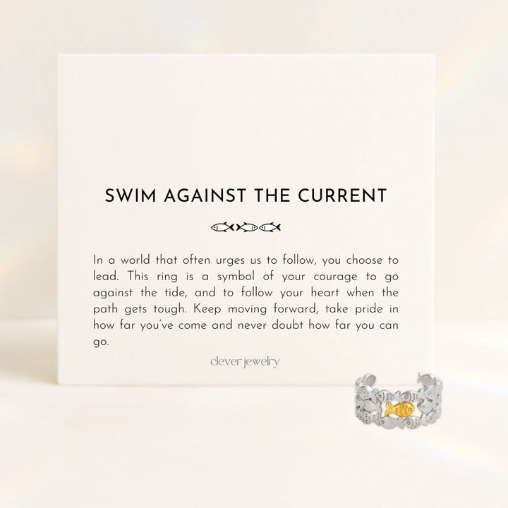 Swim Against The Current Ring