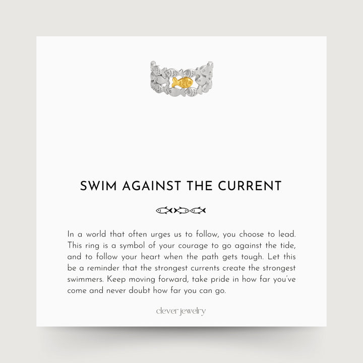 Swim Against The Current Ring