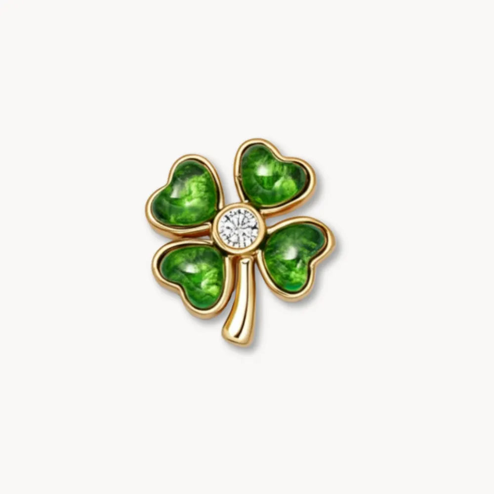 Heart Clover Charm