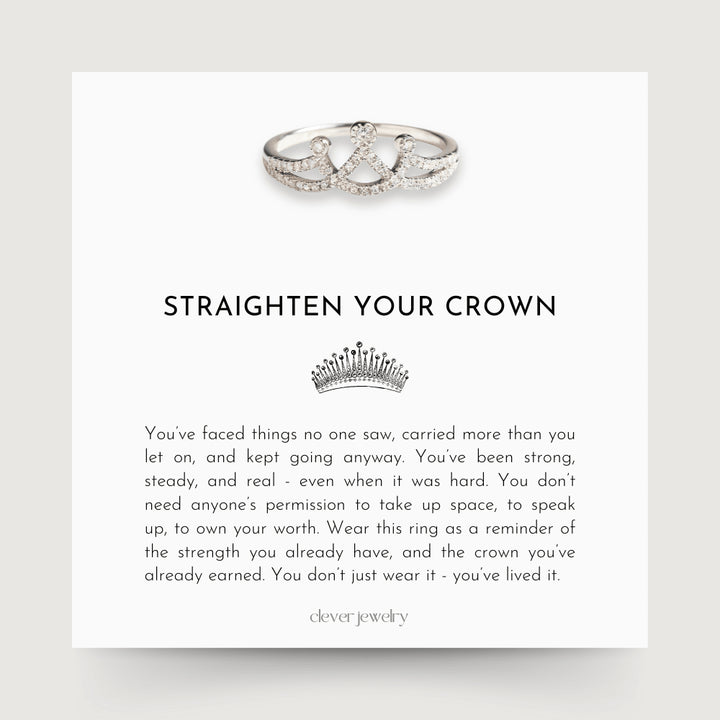 Straighten Your Crown Ring