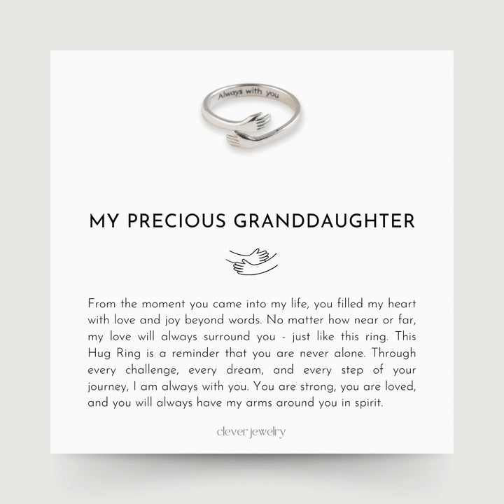 My Precious Granddaughter - Hug Ring