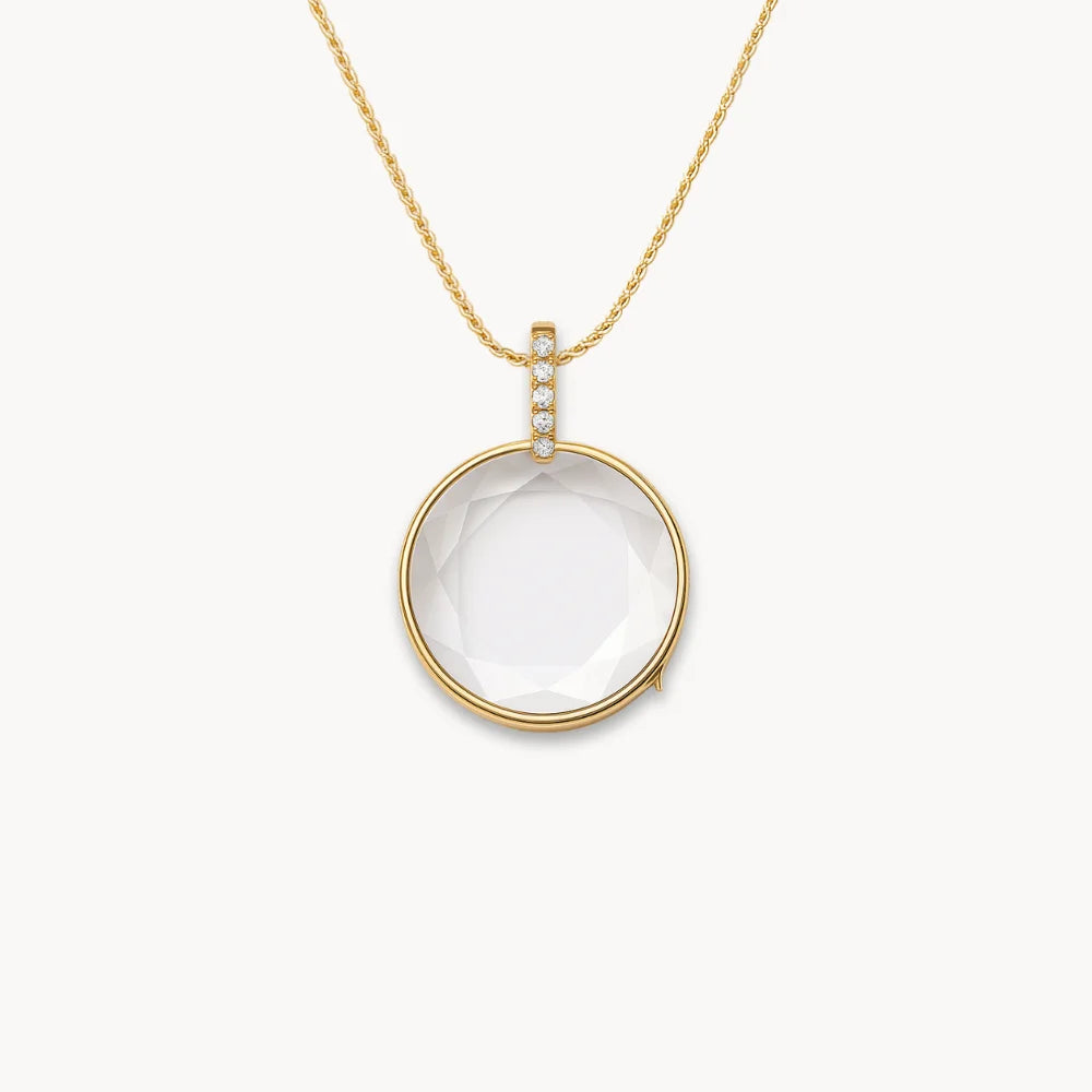 Round Gold Locket