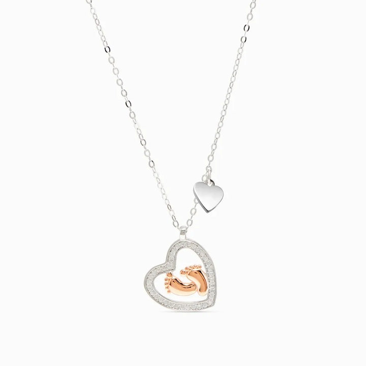 Mom To Be - Baby Feet Necklace