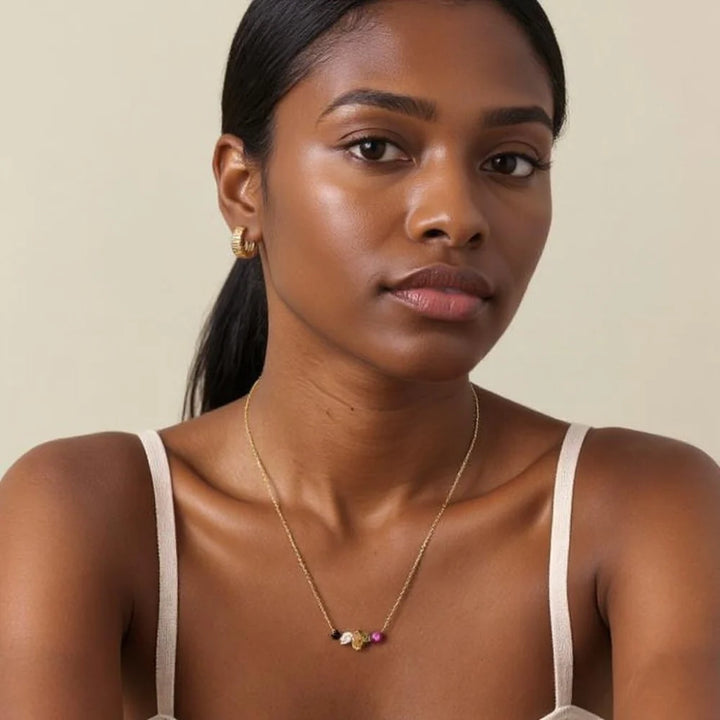 Just Us Birthstone Necklace