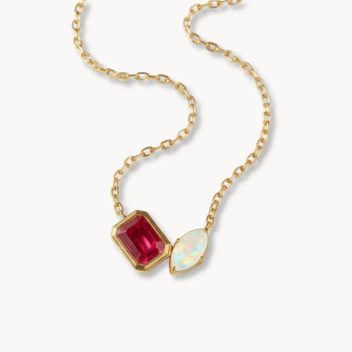 Just Us Birthstone Necklace
